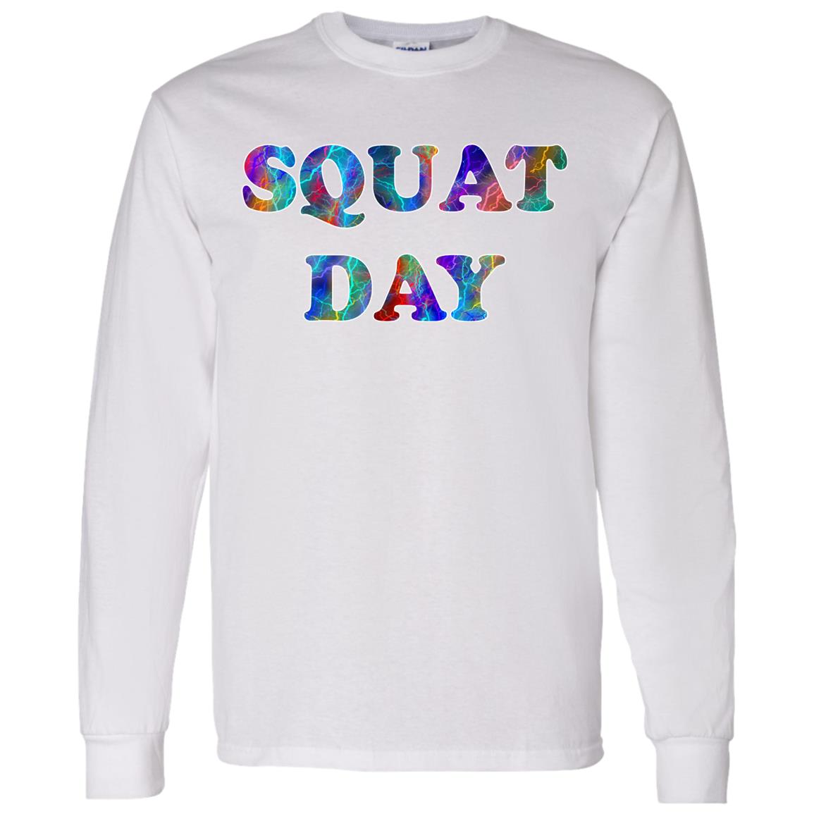 Squat Day Long Sleeve Sport T-Shirt