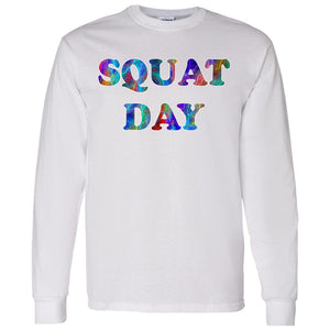 Squat Day Long Sleeve Sport T-Shirt