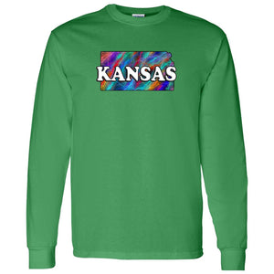 Kansas Long Sleeve State T-Shirt