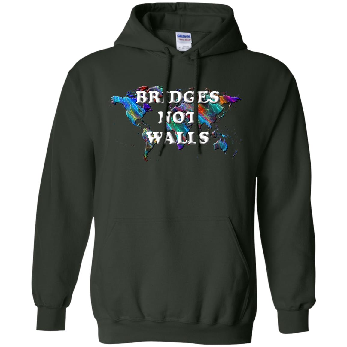 Bridges Not Walls Statement Hoodie