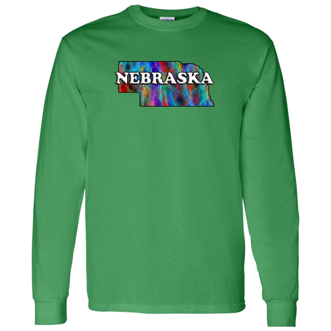 Nebraska Long Sleeve State T-Shirt