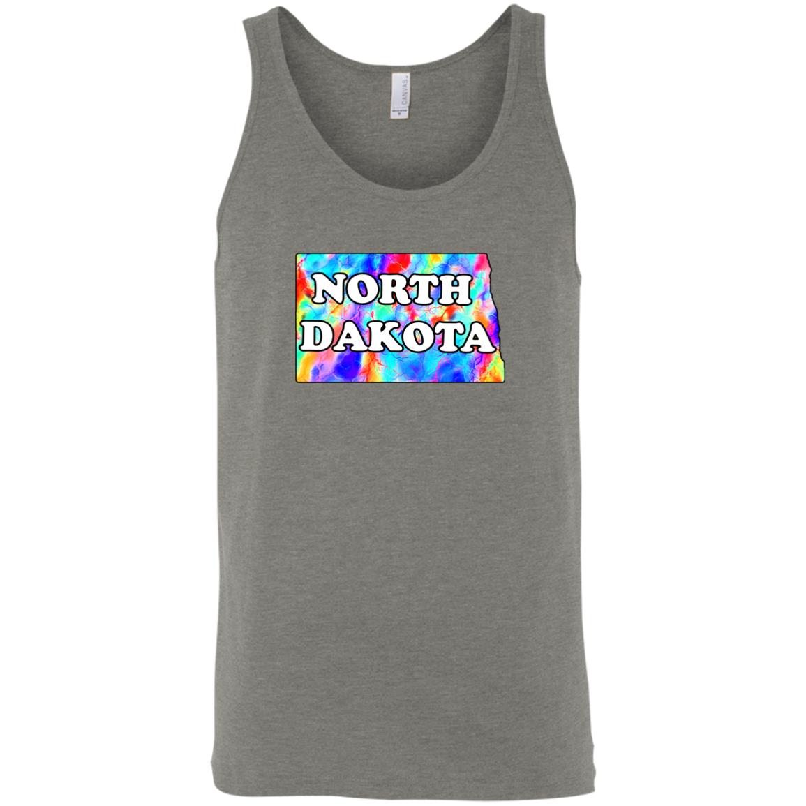 North Dakota Sleeveless Unisex Tee