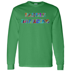 Paddle Boarding Long Sleeve Sport T_Shirt