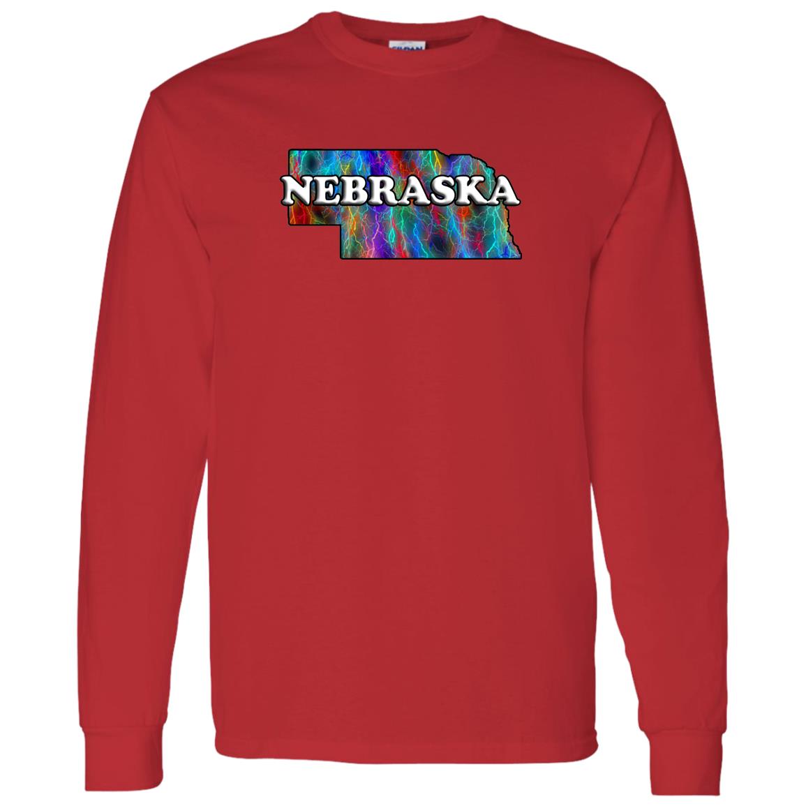 Nebraska Long Sleeve State T-Shirt