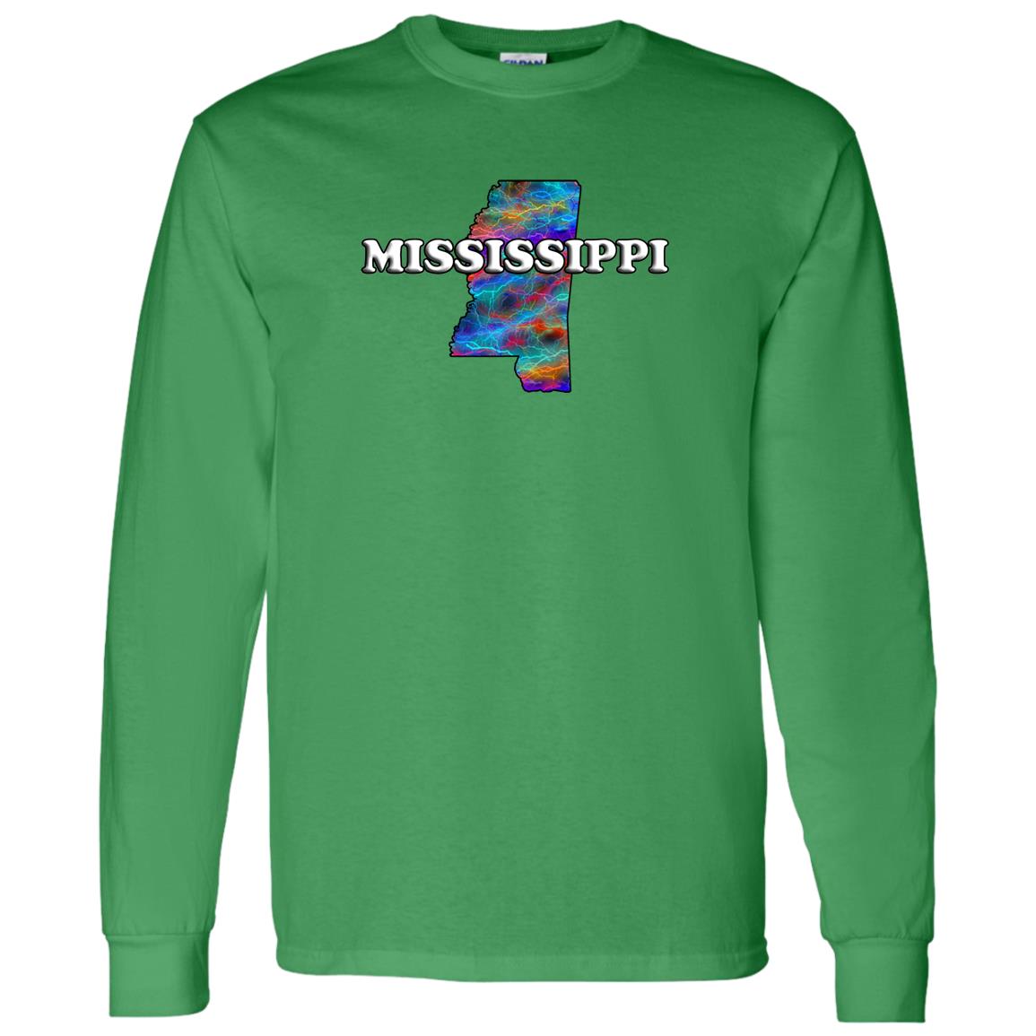 MISSISSIPPI LONG SLEEVE STATE T-SHIRT