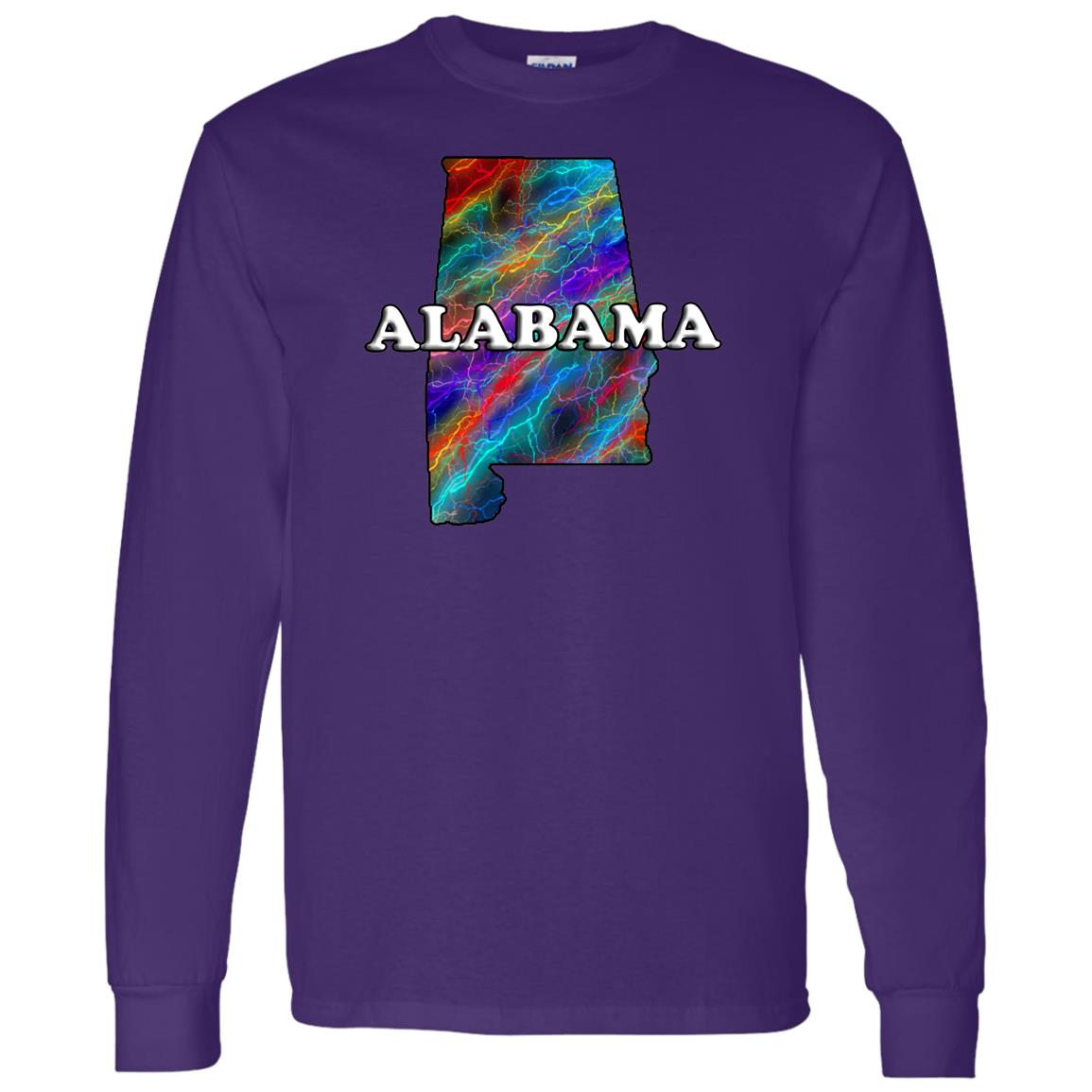 Alabama Long Sleeve State T-shirt