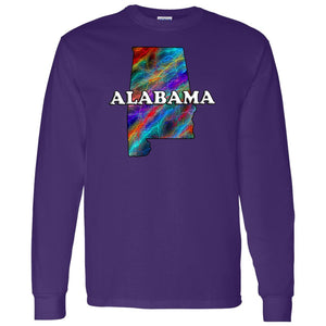 Alabama Long Sleeve State T-shirt
