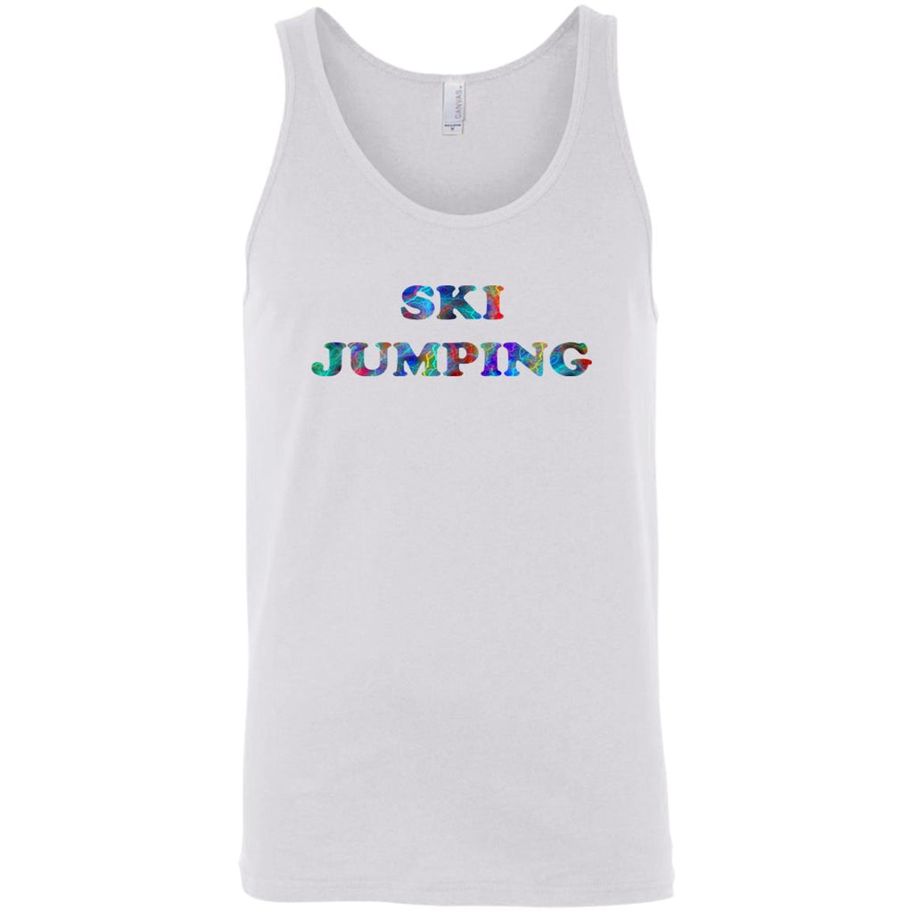 Ski Jumping Sleeveless Unisex Tee