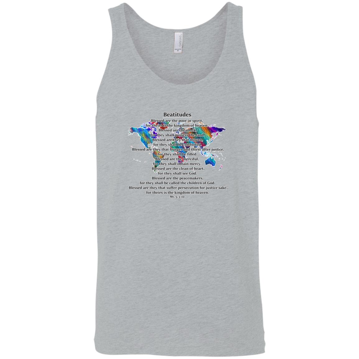 Beatitudes Sleeveless Unisex Tee