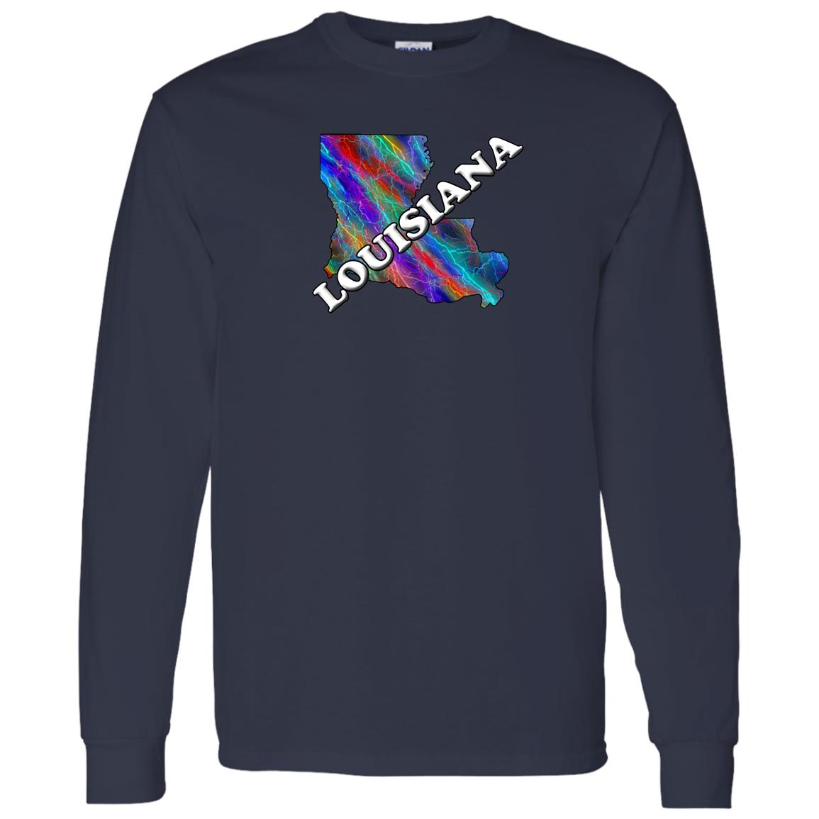 Louisiana Long Sleeve State T-Shirt