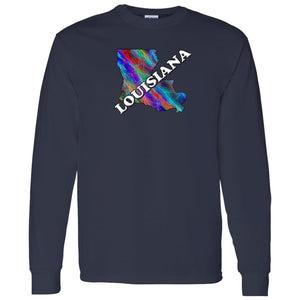 Louisiana Long Sleeve State T-Shirt