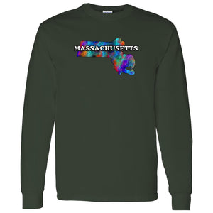 Massachusetts Long Sleeve State T-Shirt