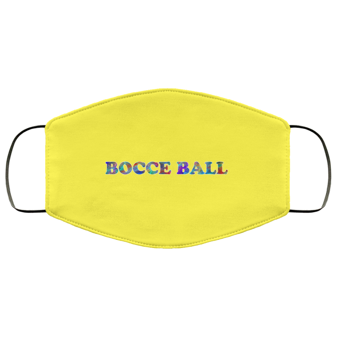 Bocce Ball 2 Layer Protective Mask