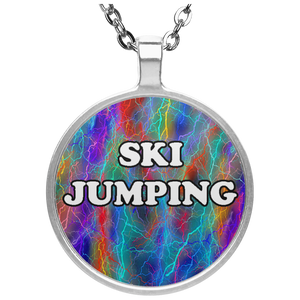 Ski Jumping Necklace