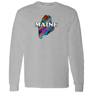 Maine Long Sleeve State T-Shirt