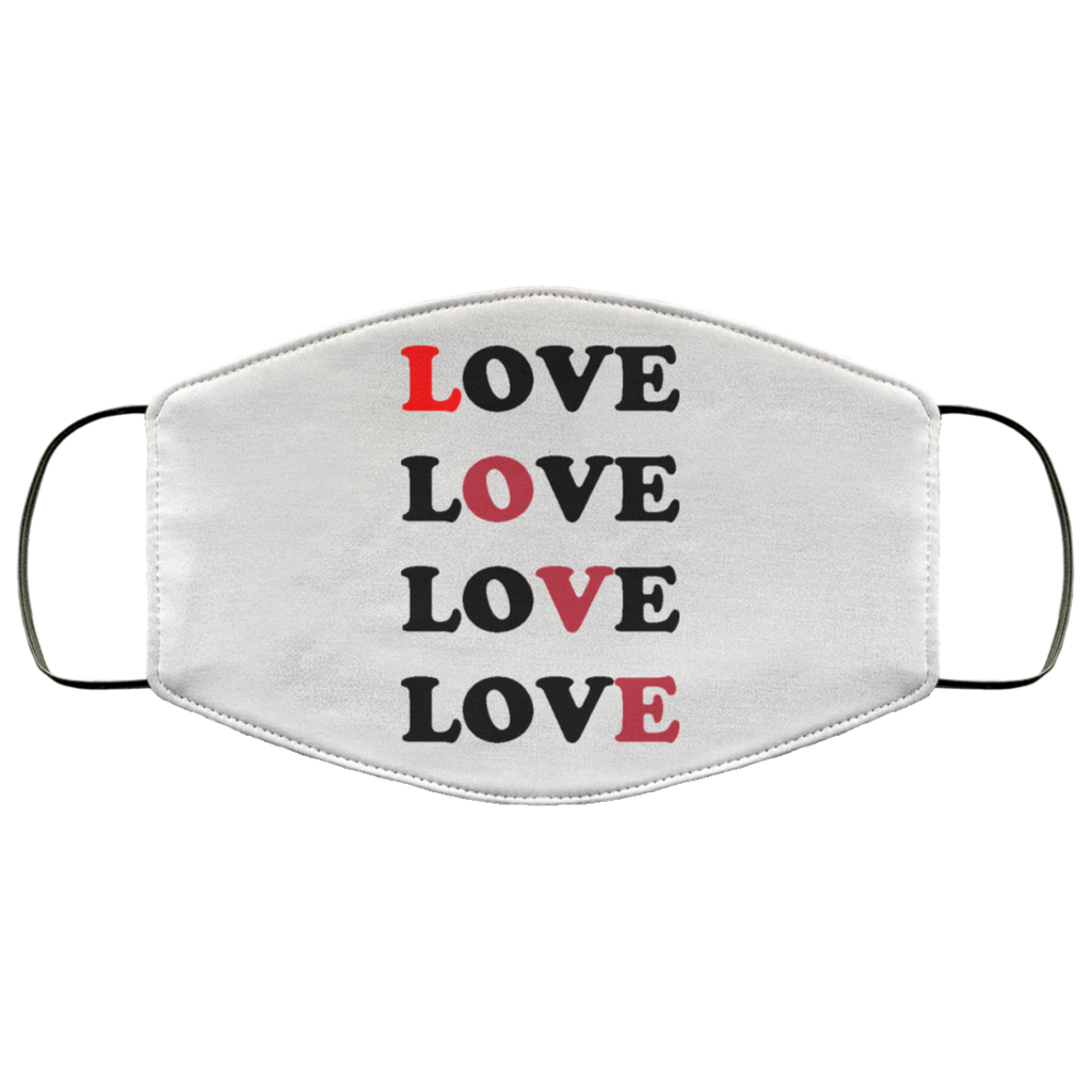 Love 2 Layer Protective Face Mask