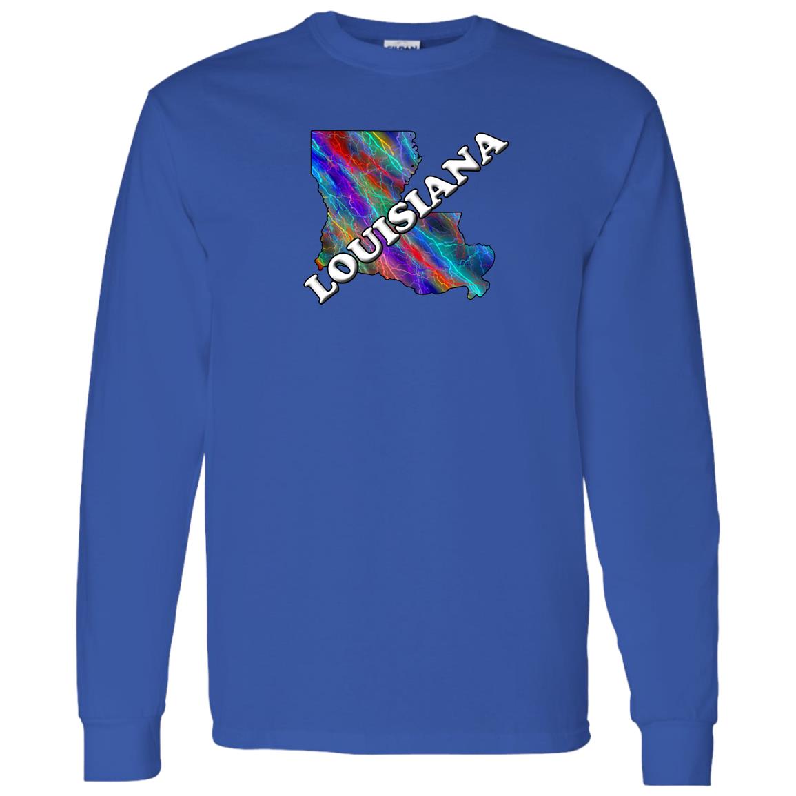 Louisiana Long Sleeve State T-Shirt