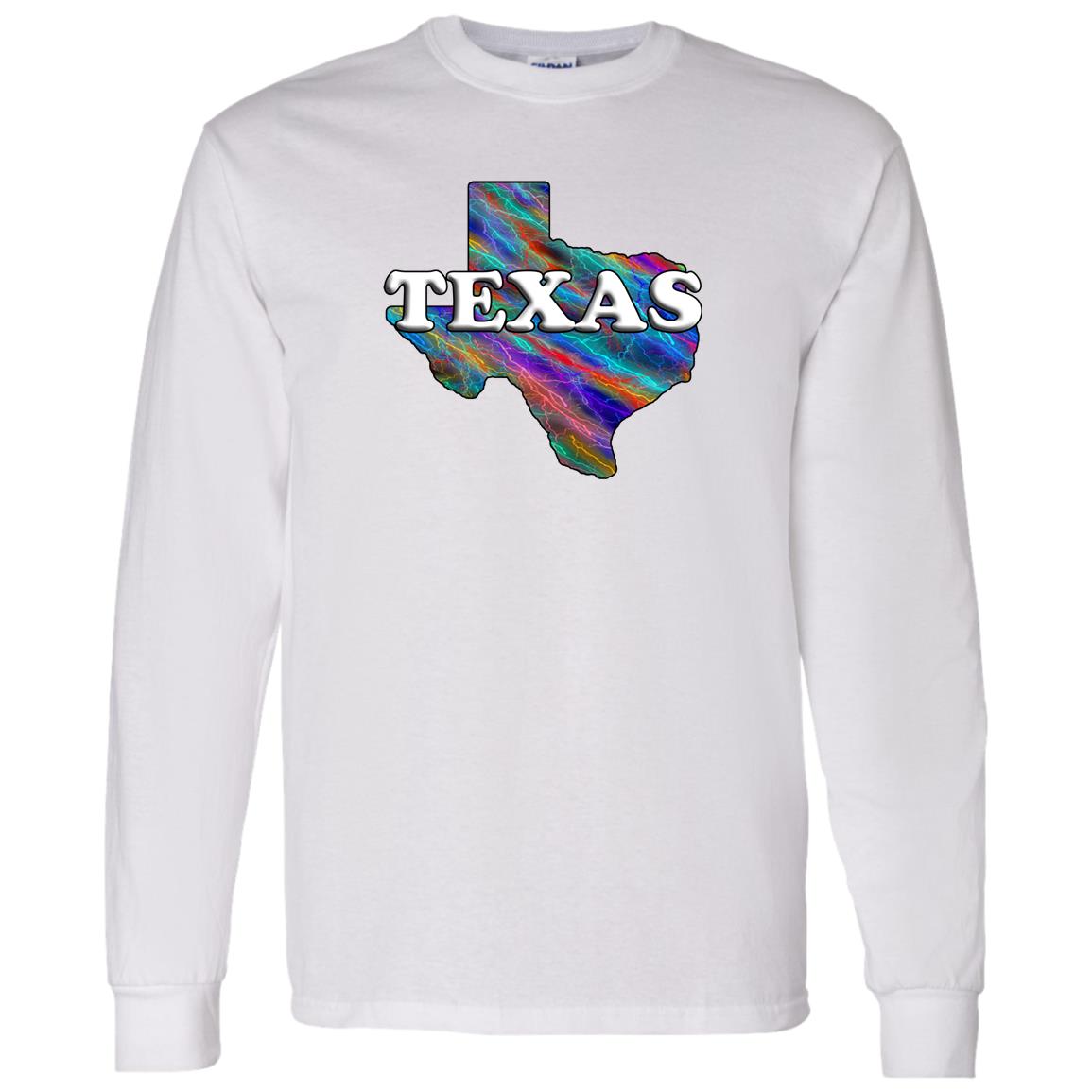 Texas Long Sleeve State T- Shirt