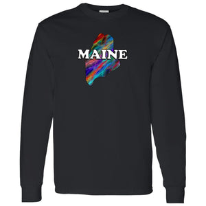Maine Long Sleeve State T-Shirt