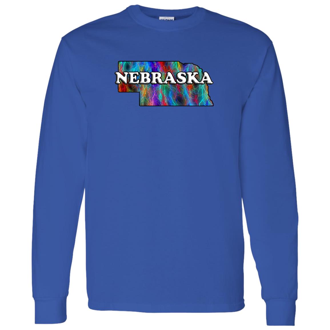 Nebraska Long Sleeve State T-Shirt