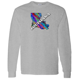 Louisiana Long Sleeve State T-Shirt