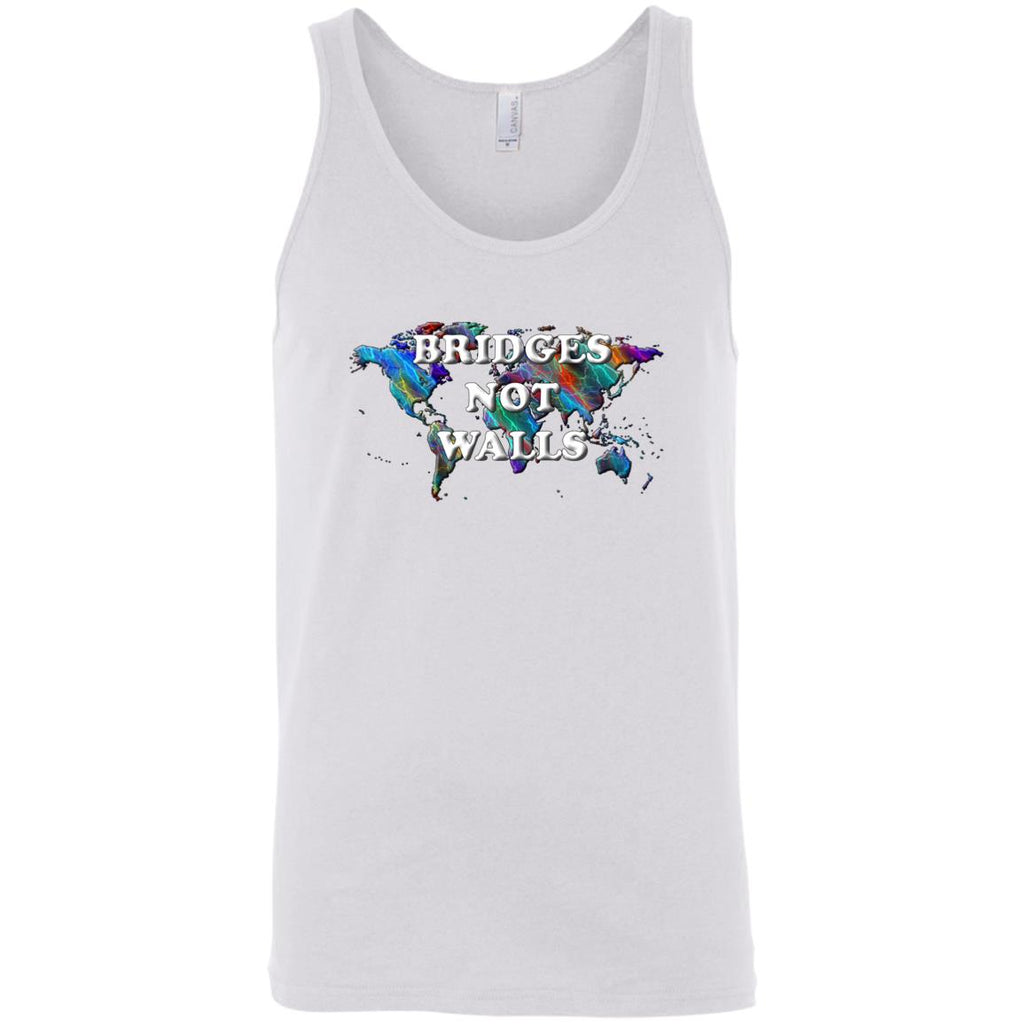 Bridges Not Walls Sleeveless Unisex Tee