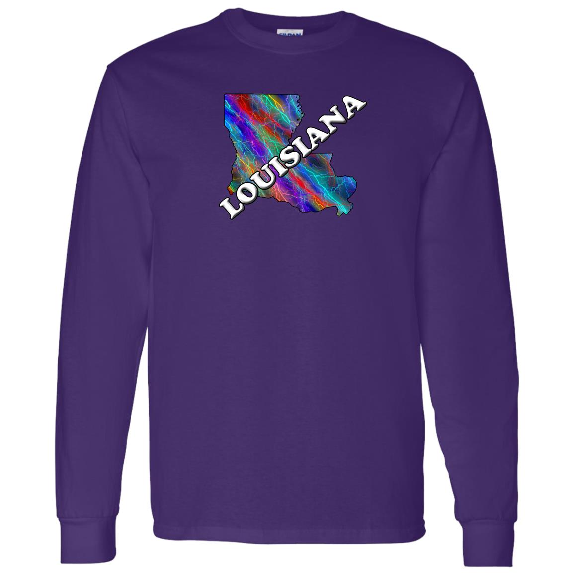 Louisiana Long Sleeve State T-Shirt