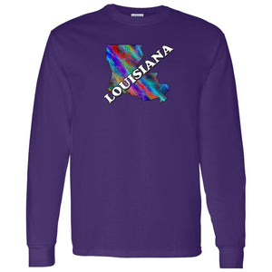 Louisiana Long Sleeve State T-Shirt