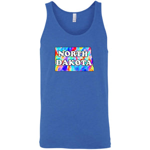 North Dakota Sleeveless Unisex Tee