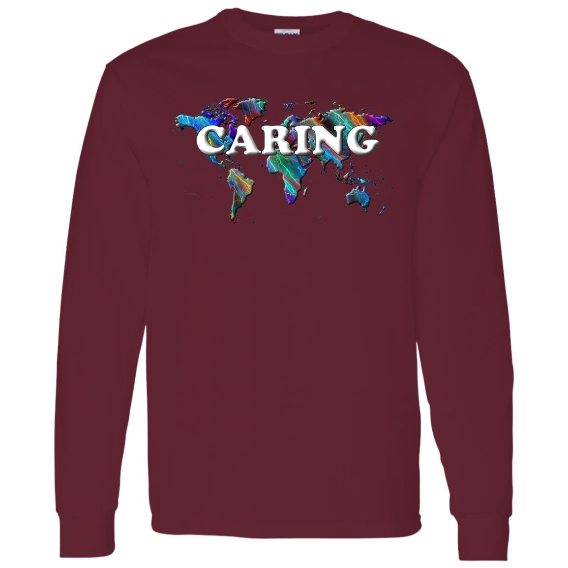 Caring Long Sleeve Statement T-Shirt