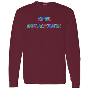 Ice Skating Long Sleeve Sport T-Shirt