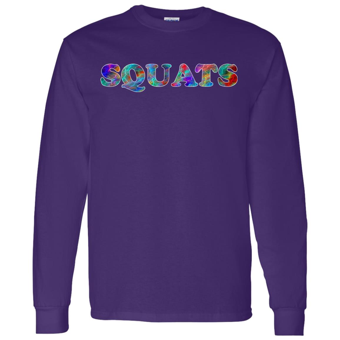 Squats Long Sleeve Sport T-Shirt