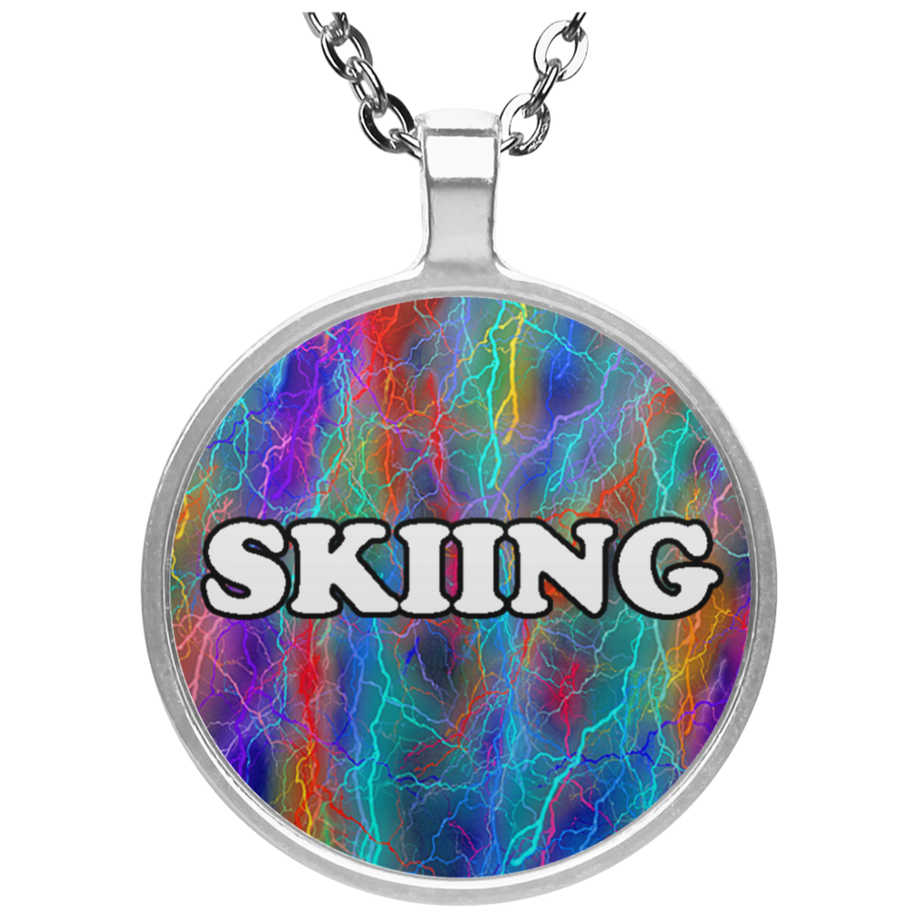 Skiing Necklace