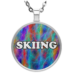 Skiing Necklace