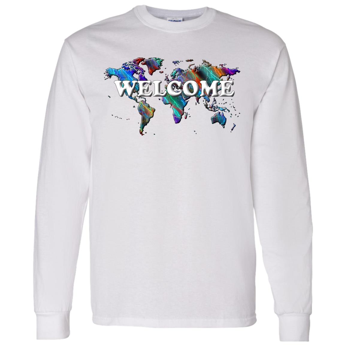 Welcome Long Sleeve Statement T-Shirt