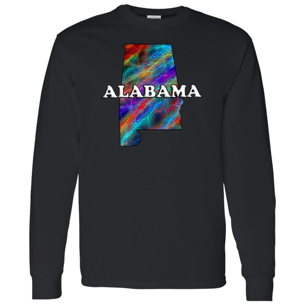 Alabama Long Sleeve State T-shirt
