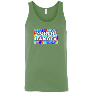 North Dakota Sleeveless Unisex Tee