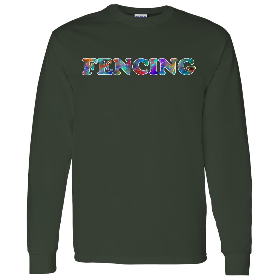 Fencing Long Sleeve Sport T-Shirt