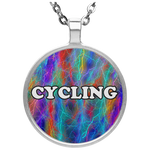 CYCLING SPORT CIRCLE NECKLACE