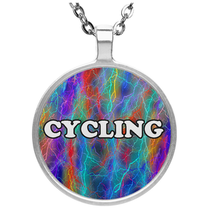 CYCLING SPORT CIRCLE NECKLACE