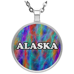 ALASKA STATE CIRCLE NECKLACE | KC WOW WARES