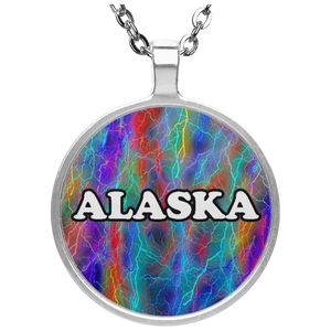 ALASKA STATE CIRCLE NECKLACE | KC WOW WARES