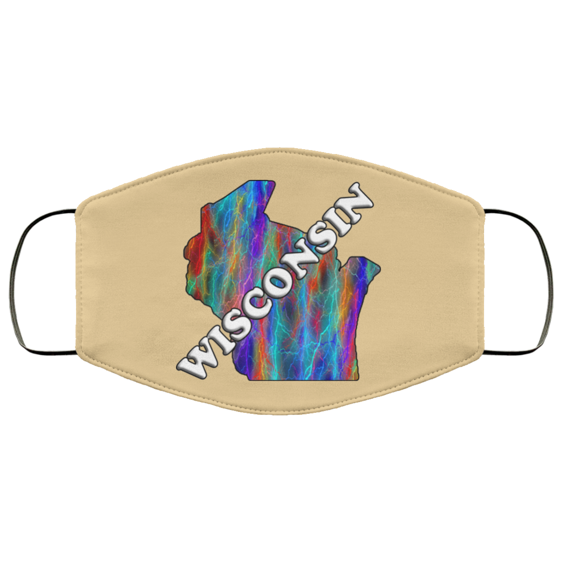 Wisconsin 2 Layer Protective Face Mask