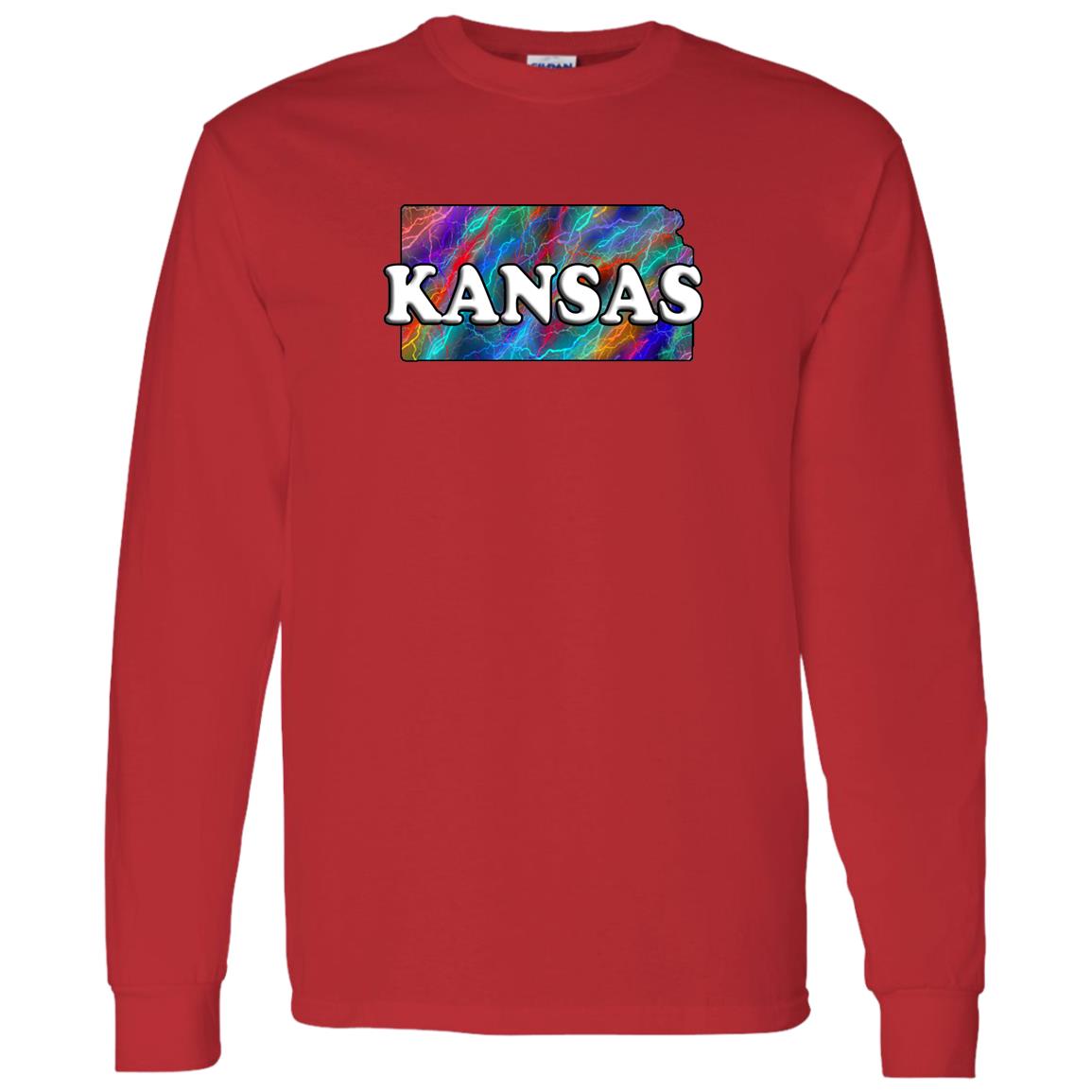 Kansas Long Sleeve State T-Shirt