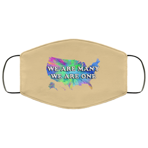 We Are One We Are Many 2 Layer Protective Mask