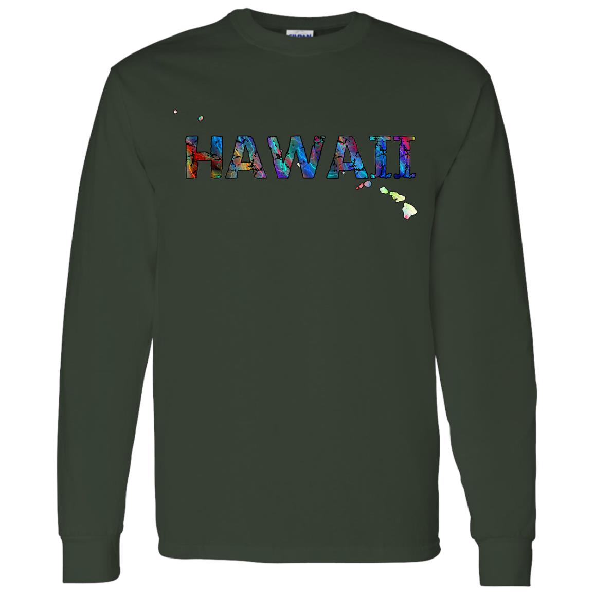 Hawaii Long Sleeve State T-Shirt