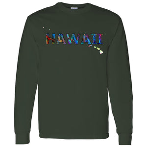 Hawaii Long Sleeve State T-Shirt