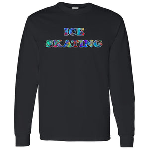 Ice Skating Long Sleeve Sport T-Shirt