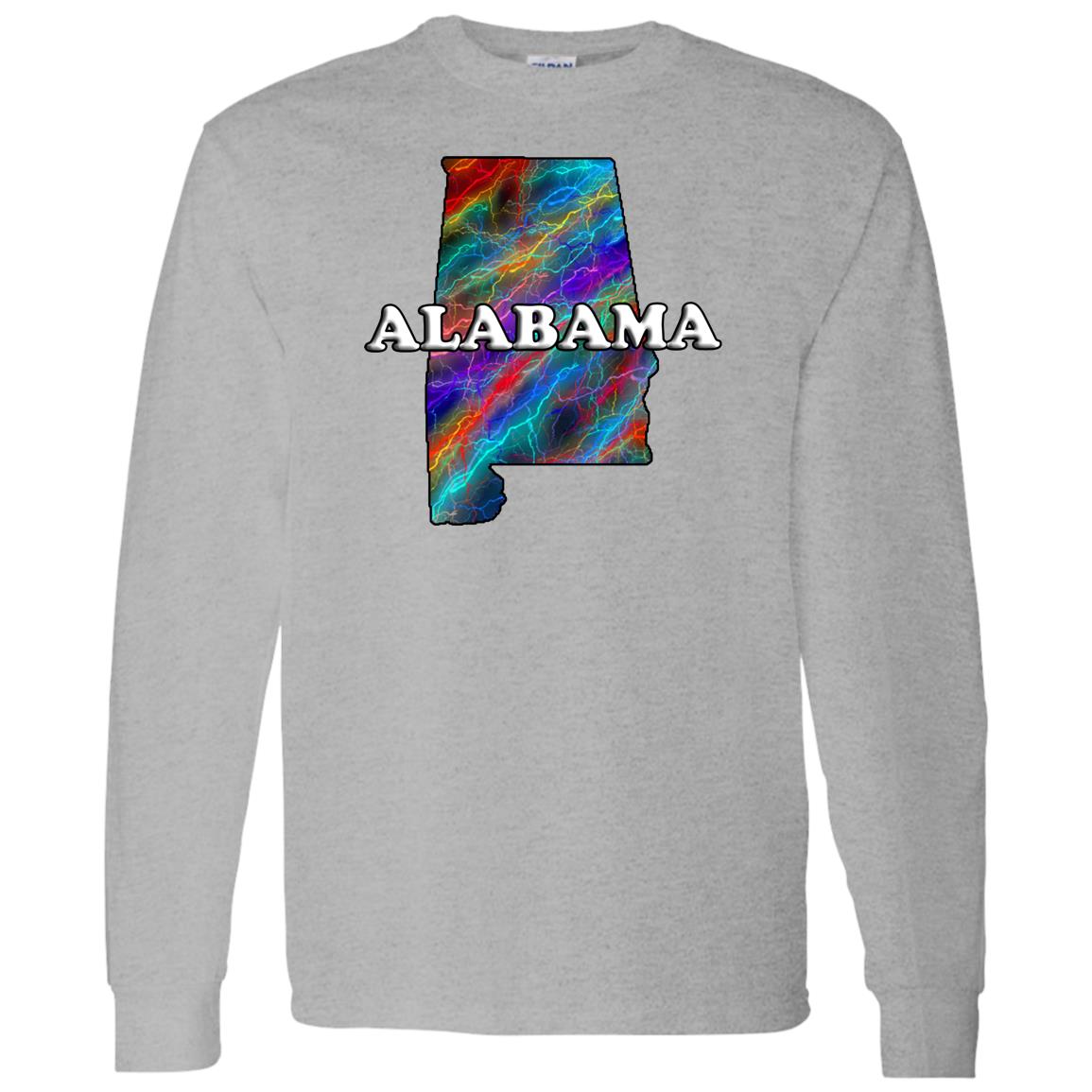 Alabama Long Sleeve State T-shirt