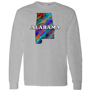 Alabama Long Sleeve State T-shirt